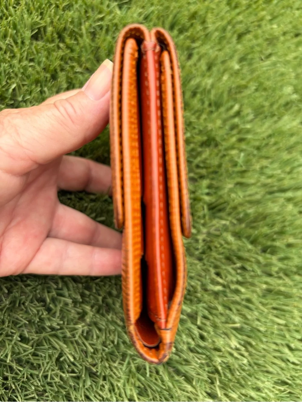 Louis Vuitton Epi Leather Double Sided Wallet Authentic 1996 DateCode France